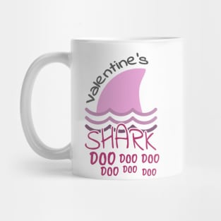 Valentine's Shark, Valentine, Shark Do Do, Kid's Valentine Mug